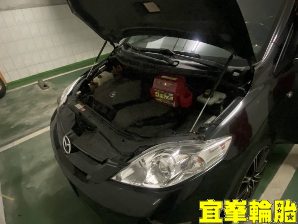 MAZDA 5 馬5 SELENIA 5W40 輪胎對調 發動不能 電池更換 火星塞更換 WOLVER WG12 水箱精更換