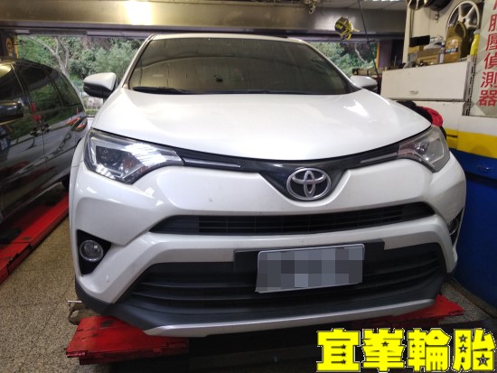 TOYOTA RAV4  PAGID陶瓷前後來令片極致安裝 碟盤車銷研磨