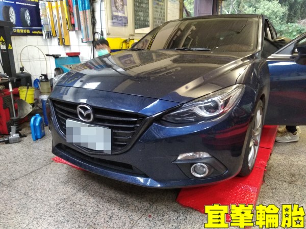 MAZDA All-new Mazda3 輪胎滾動噪音 前輪軸承更換