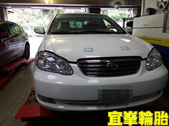 TOYOTA ALTIS SELENIA 5W50  輪胎對調