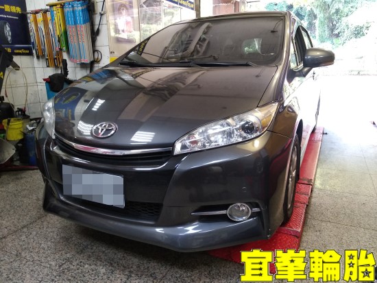 TOYOTA WISH Goodyear AssuranceTripleMax2 195/65/15 ORO W410-A TPMS極致安裝 3D四輪定位