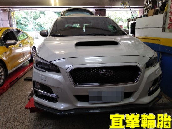 Subaru Levorg GT-S 自備鋁圈 Goodyear ASYM-5 F1 Asymmetric-5 235/40/18 3D四輪定位