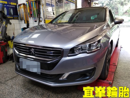 Peugeot 508 SW Goodyear ASYM-3 F1 Asymmetric-3 235/45/18 3D四輪定位