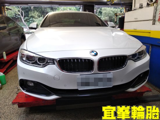 BMW 428i F32 輪胎螺絲重鎖