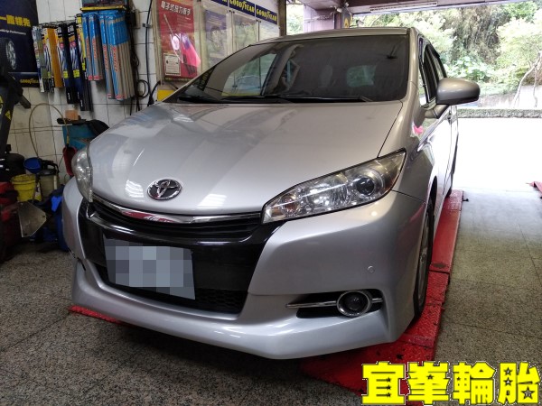 TOYOTA WISH 底盤異音 KYB黑筒避震器 原廠傳動軸更換 平衡桿橡皮更換 3D四輪定位