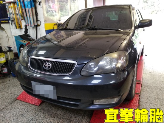 TOYOTA ALTIS 自備機油保養  YKYB前後避震器總成更換 Michelin Energy saver+ 195/60/15 3D四輪定位 TUTELA TOP 4/S 煞車油脈衝式更換