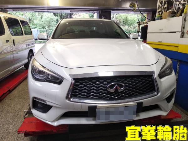 Infiniti Q50S 美國固鉑Cooper tires ZEON RS3-G1 215/55/17 3D四輪定位