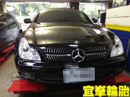 Mercedes Benz W219 CLS350 3D四輪定位