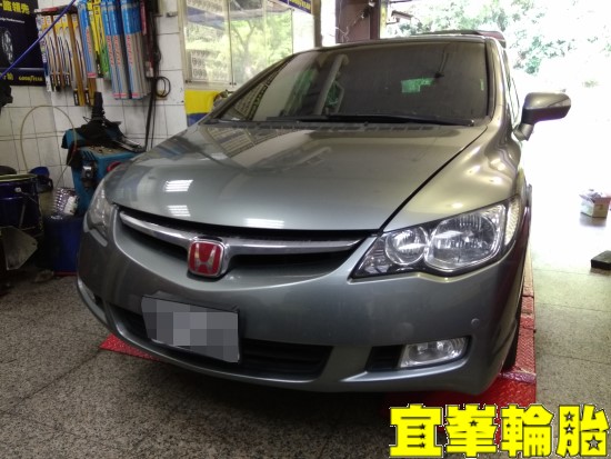 HONDA CIVIC8 喜美八代 自備避震器更換 3D四輪定位