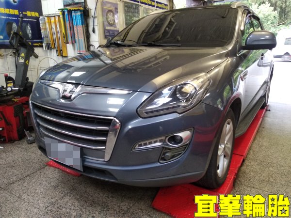 Luxgen 7 SUV Goodyear EfficientGrip Performance SUV 235/55/18 ORO W410-A TPMS極致安裝 3D四輪定位