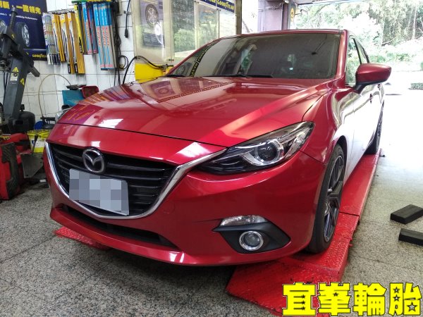 MAZDA All-new Mazda3 煞車抖動 BOHENG前劃線碟盤跟換
