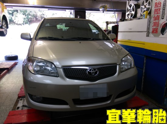 TOYOTA VIOS 煞車異音 輪胎對調 極致胎圈平衡