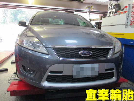 FORD MONDEO TDCI ContiSportContact 5P CSC5P  235/40/18 ORO W410 TPMS極致安裝 3D四輪定位