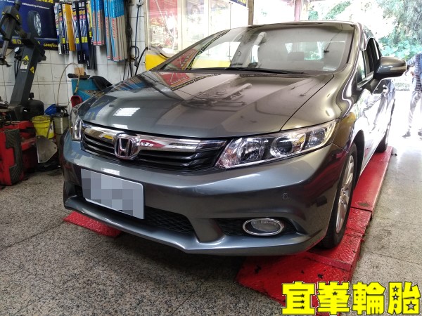 HONDA CIVIC 9代 輪胎對調 行駛偏向 3D四輪定位