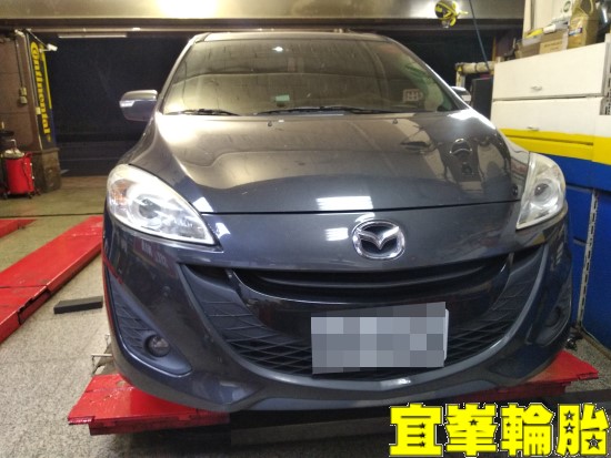 MAZDA 5 馬5 SELENIA 5W40 Goodyear AssuranceTripleMax2 205/55/16 胎圈最佳化平衡 3D四輪定位