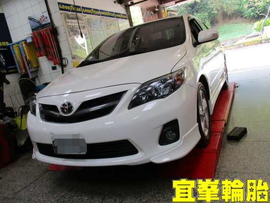 TOYOTA  ALTIS ORO W417 盲塞式TPMS極致安裝