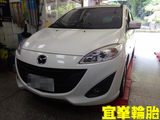 MAZDA 5 馬5 前避震器總成更換 Goodyear AssuranceTripleMax2 205/55/16 胎圈最佳化平衡 3D四輪定位