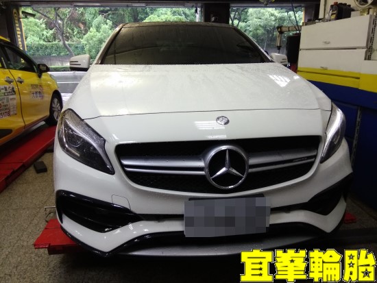 Mercedes Benz A45 AMG W176 Goodyear Eagle F1 Asymmetric 3 235/40/18 3D四輪定位