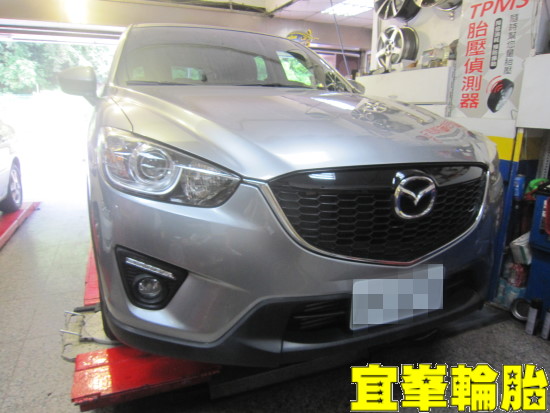 MAZDA CX-5 Goodyear EfficientGrip SUV 225/65/17 ORO W410 TPMS 極致安裝 3D四輪定位