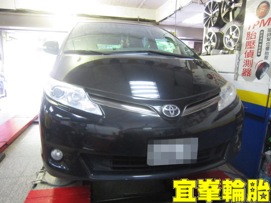 TOYOTA PREVIA 高速抖動 輪胎真圓檢測 Goodyear Assurance triplemax 215/55/17