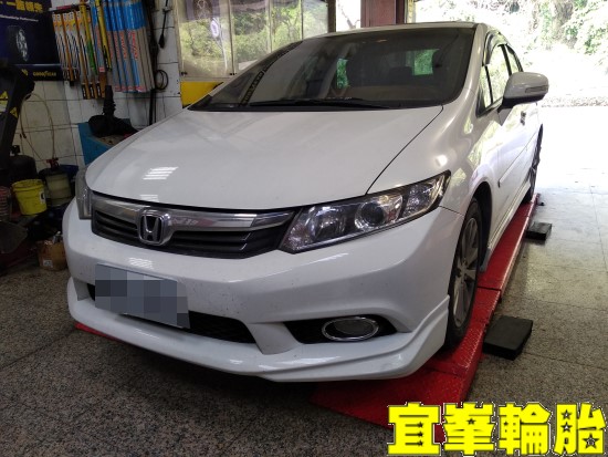 HONDA CIVIC9 喜美九代 Michelin Pilot Sport 4 205/55/16 3D四輪定位