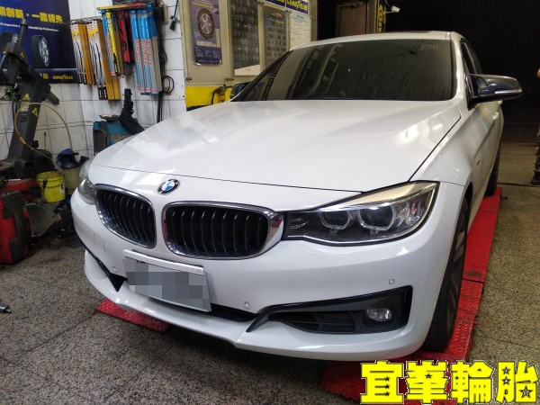 BMW F34 320 GT SELENIA 5W40 輪胎對調