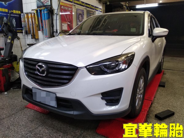 MAZDA CX-5 行駛偏向 輪胎強烈側拉  輪胎變形