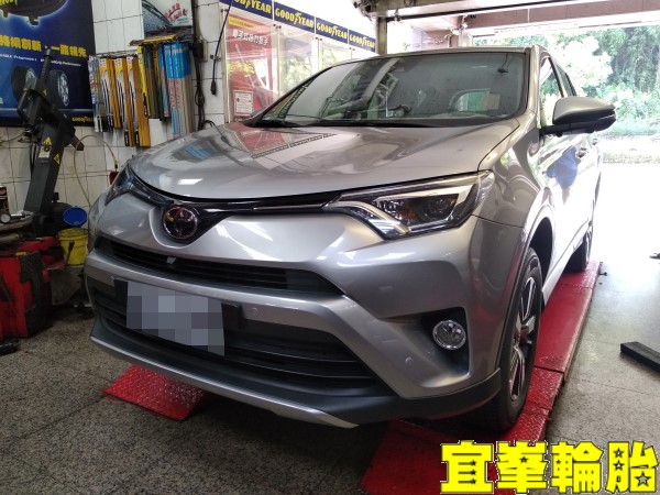 TOYOTA RAV4 SELENIA 5W40 電池更換 美國固鉑Cooper Evolution CTT 225/65/17 3D四輪定位
