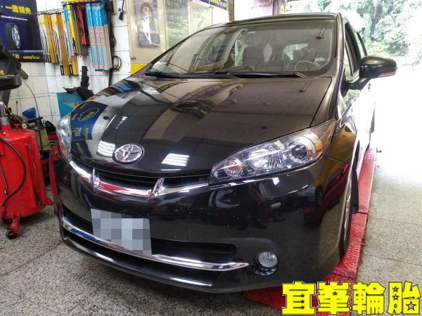 TOYOTA WISH SELENIA 10W40 輪胎對調 BOHENG陶瓷競技前來令片 極致安裝