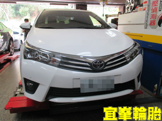 TOYOTA NEW ALTIS ORO W417 盲塞式TPMS極致安裝 胎圈最佳化平衡