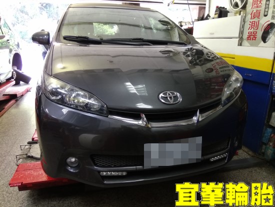 TOYOTA WISH Michelin Energy saver+ 195/65/15 3D四輪定位 高速煞車抖動 碟盤車銷研磨 BOHENG前來令片極致安裝 GRO 50% 水箱精