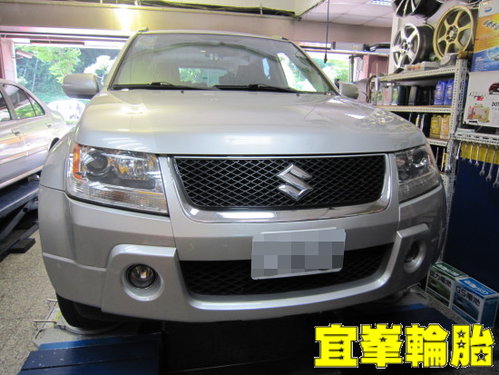 GRAND VITARA JP 自備來令片碟盤車銷研磨 三角架強化鐵套更換 ORO W401 TPMS 225/65/17 LATITUDE TOUR HP 3D四輪定位