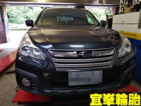 Subaru Outback Goodyear EfficientGrip Performance SUV 225/60/17 胎圈最佳化平衡 3D四輪定位