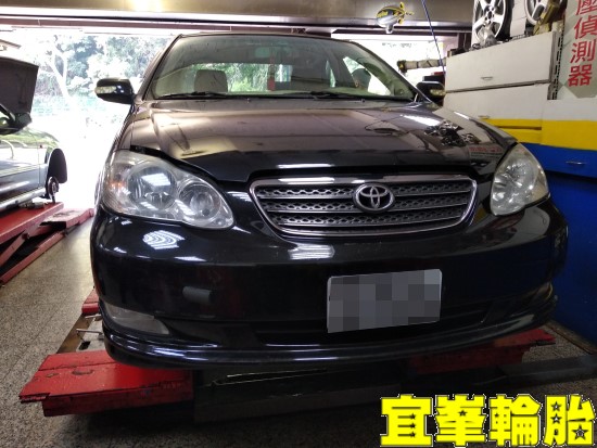 TOYOTA ALTIS SELENIA 5W40 輪胎對調