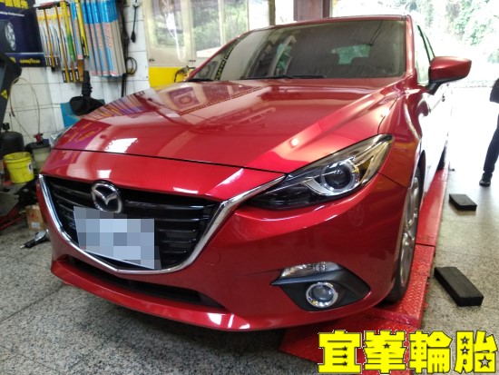MAZDA All-new Mazda3 輪胎對調 高速煞車抖動 碟盤車銷研磨