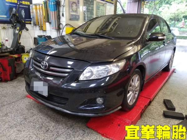 TOYOTA ALTIS SELENIA 5W40 輪胎對調 AMARON 65B24LS