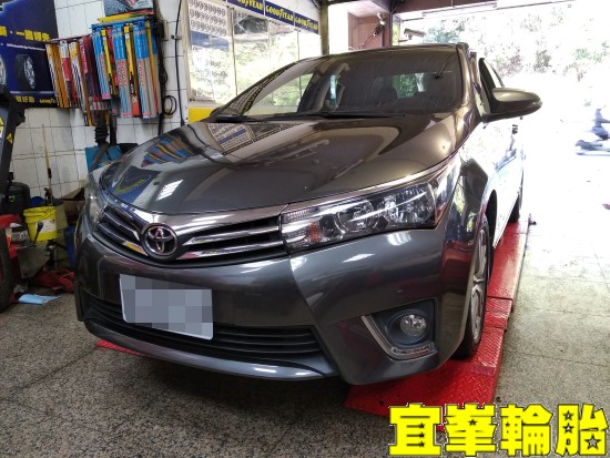TOYOTA ALTIS  Goodyear Assurance triplemax 205/55/16 ORO W410-A TPMS 極致安裝 3D四輪定位