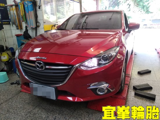 MAZDA All-new Mazda3 高速煞車抖動 碟盤車銷研磨