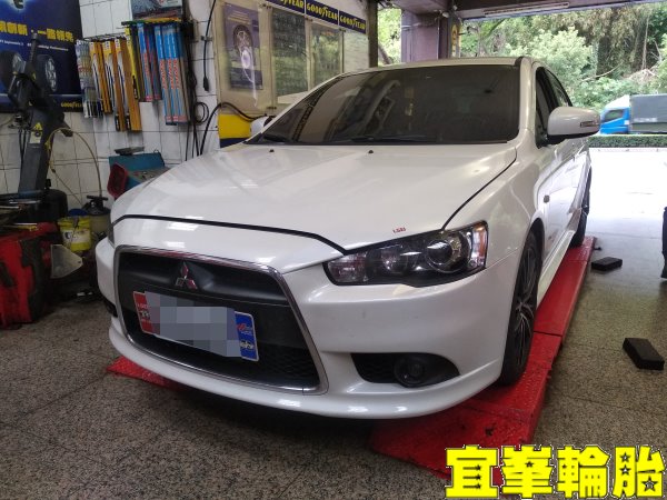 Mitsubishi Lancer Sportback 自備變速箱油更換 底盤異音 BC V1 特製版 3D四輪定位