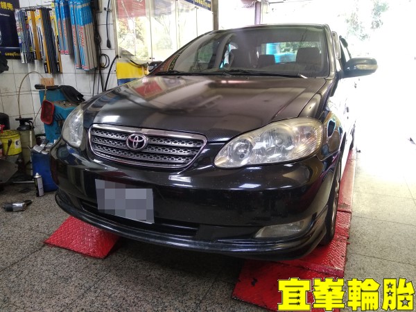 TOYOTA ALTIS SELENIA 5W40 輪胎對調