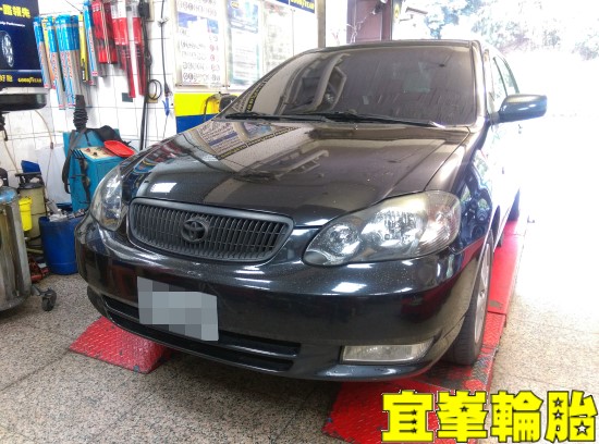 TOYOTA ALTIS 自備機油保養 煞車油更換  底盤異音  Continental ContiEcoContact 5 CEC5 195/60/15 3D四輪定位