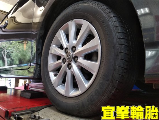 TOYOTA WISH  Goodyear AssuranceTripleMax2 195/65/15 胎圈最佳化平衡 3D四輪定位