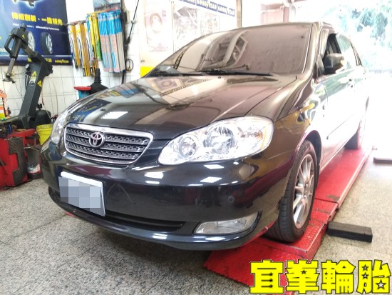 TOYOTA ALTIS SELENIA 5W40 輪胎對調