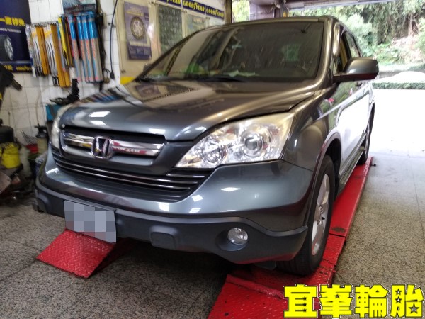 HONDA CR-V SELENIA 5W40 輪胎對調 引擎空氣濾芯更換
