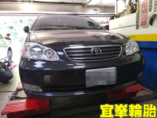 TOYOTA ALTIS SELENIA 5W40 輪胎對調