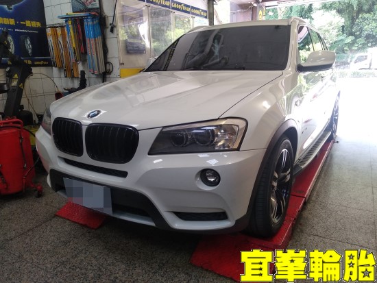 BMW X3 F25 ORO W410-A TPMS極致安裝 3D四輪定位