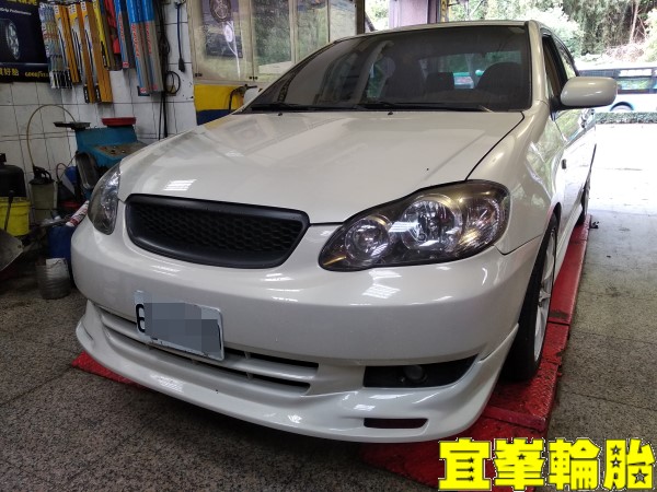 TOYOTA ALTIS  BC V1 特製版 三角架強化鐵套 3D四輪定位