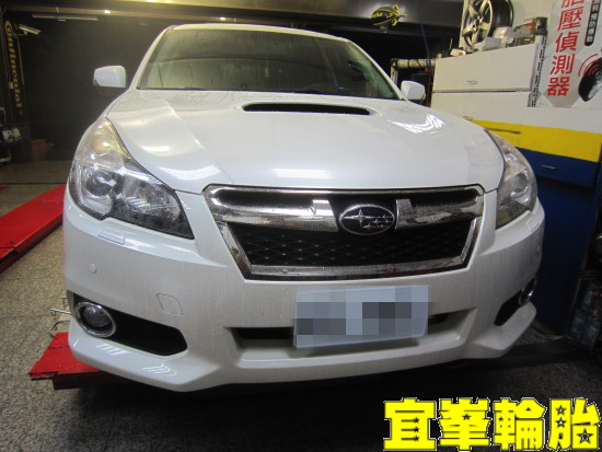 SUBARU LEGACY 自備鋁圈 Goodyear ASYM-3 F1 Asymmetric-3 245/35/19  3D四輪定位