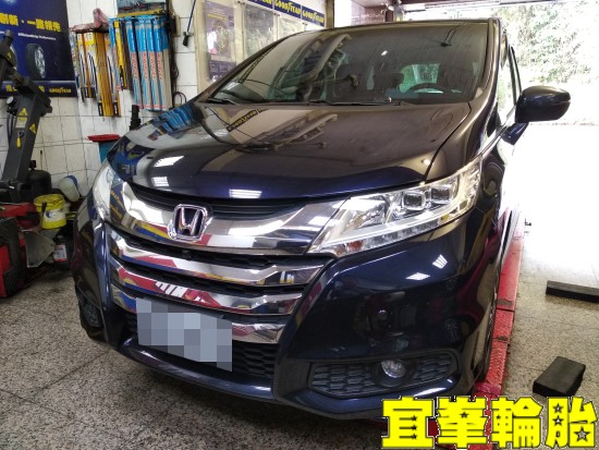 Honda Odyssey PAGID陶瓷後來令片極致安裝 碟盤車銷研磨