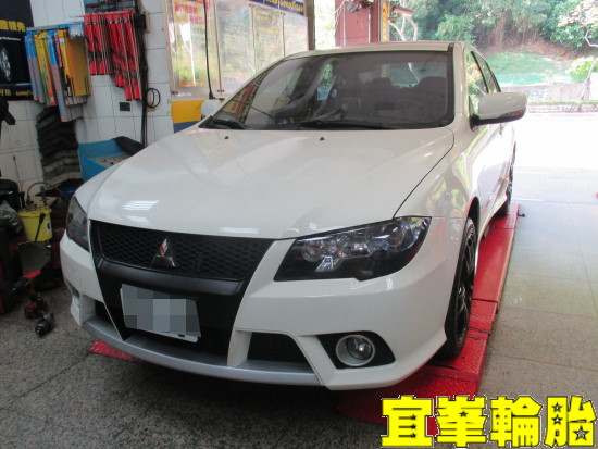 Mitsubishi Lancer Fortis ORO W410 TPMS極致安裝 HHC 328mm 單片式加大碟極致安裝